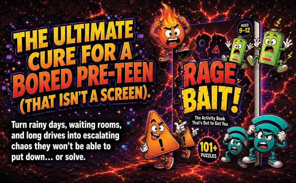 RAGE BAIT! activity book